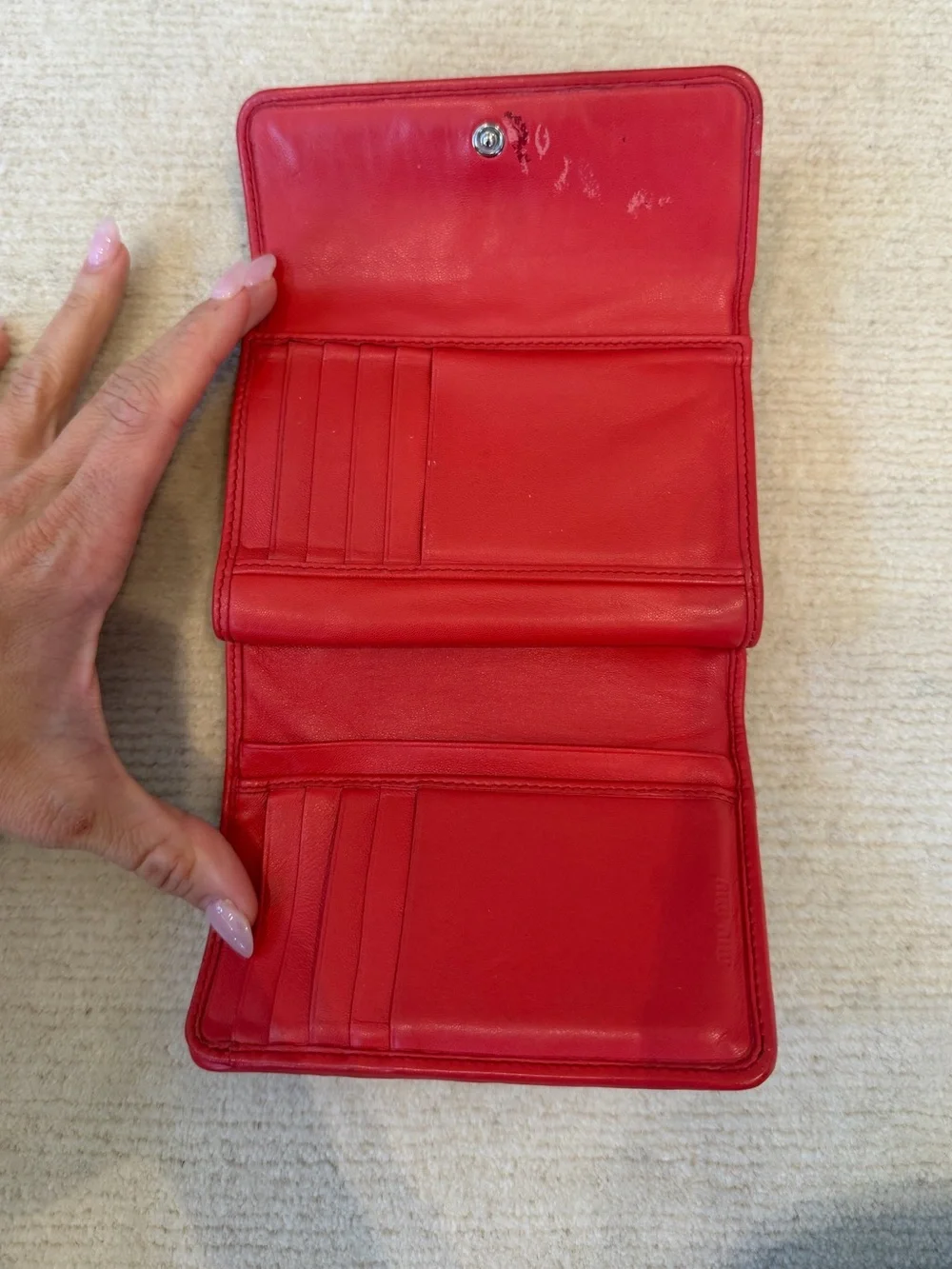 Miu Miu compact quilted